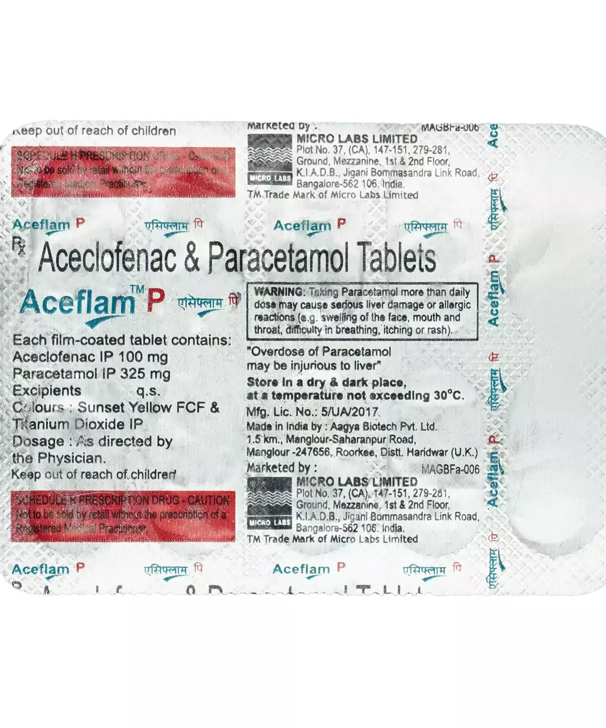 Aceflam P Tablets - 10Tablets