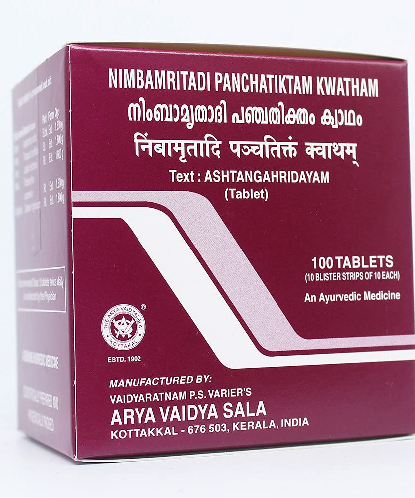 Nimbamritadi Panchatiktam Kwatham Tablets - 100Tablets