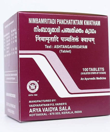 Nimbadi Panchatiktam Kwatham Tablets - 100Tablets