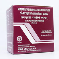 Nimbadi Panchatiktam Kwatham Tablets - 100Tablets