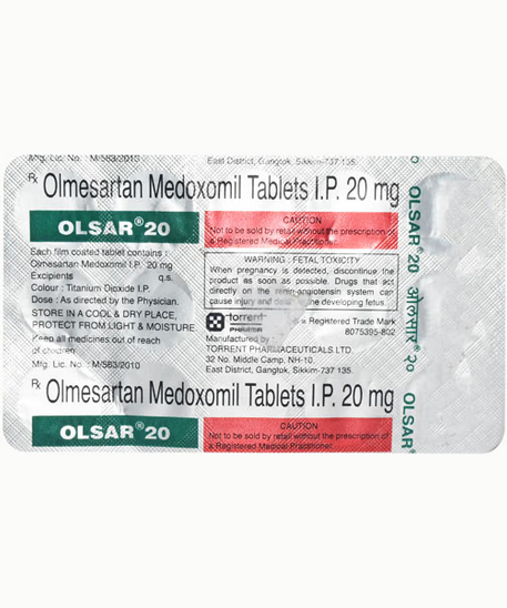 Olsar 20 Tablets - 15Tablets