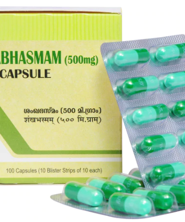 Kottakkal Shankabhasma Capsules - 100Capsules