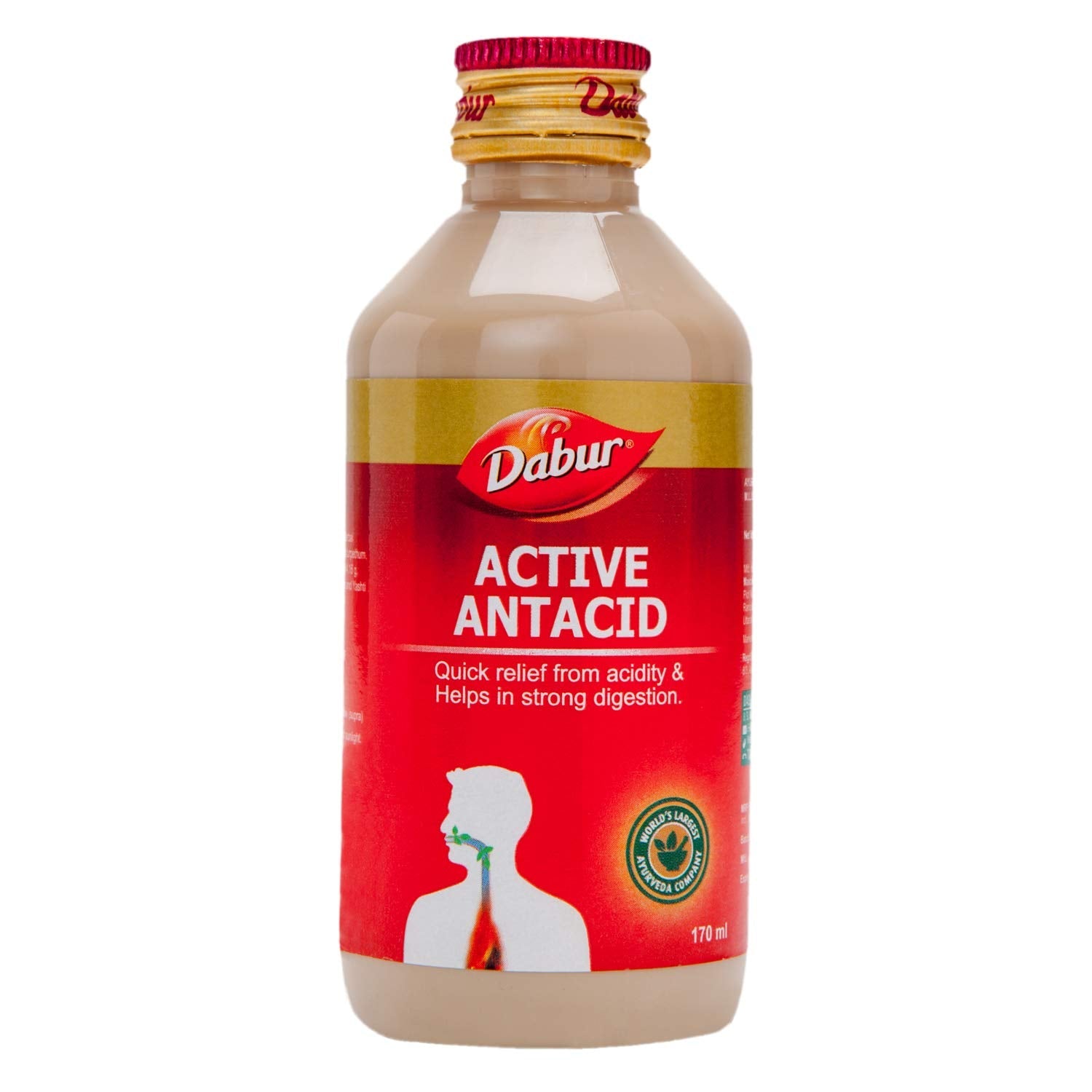 Dabur Active Antacid Syrup 170ml -  Dabur - Medizzo.com