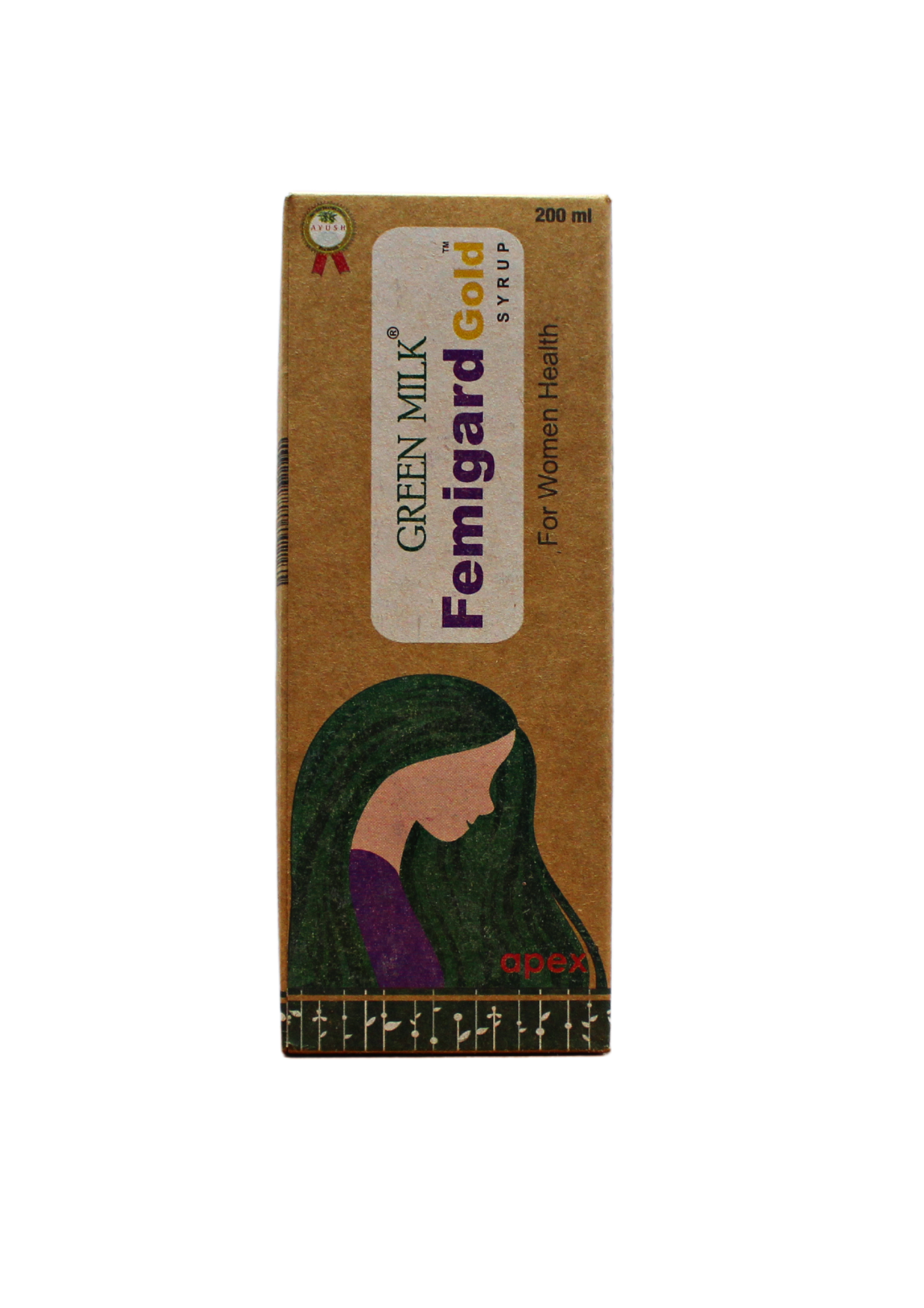 Femigard Gold Syrup 200ml -  Apex Ayurveda - Medizzo.com
