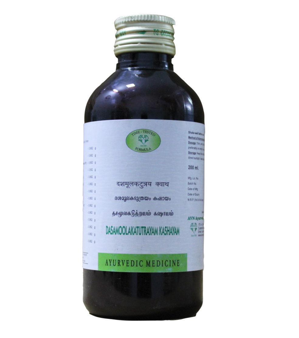 Dasamoolakatutrayam kashayam 200ml -  AVN - Medizzo.com
