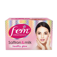 Fem Creme Bleach - Saffron and Milk - 24gm -  Dabur - Medizzo.com