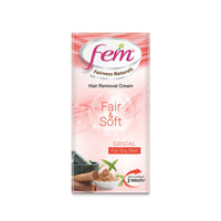 Fem Hair Removal Cream Sandal, For Dry Skin - 25gm -  Dabur - Medizzo.com