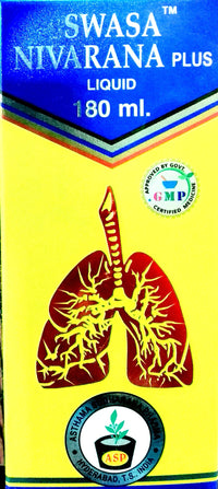 Swasa Nivarana Plus Syrup 180 ml -  Asthama Sudharana Pharma - Medizzo.com