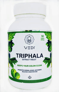 Vedi Triphala Extract Tablets - 90Tablets -  Vedi Herbals - Medizzo.com