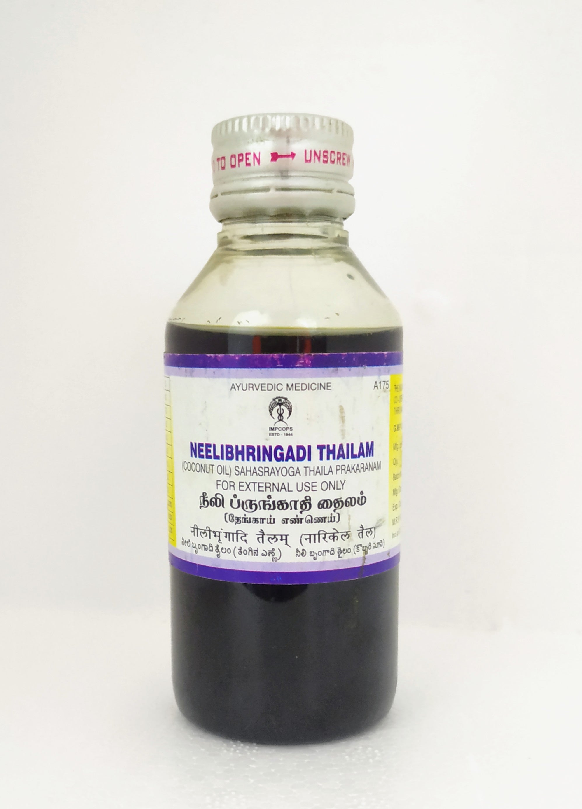 Impcops Neelibhringadi Thailam 100ml -  Impcops - Medizzo.com