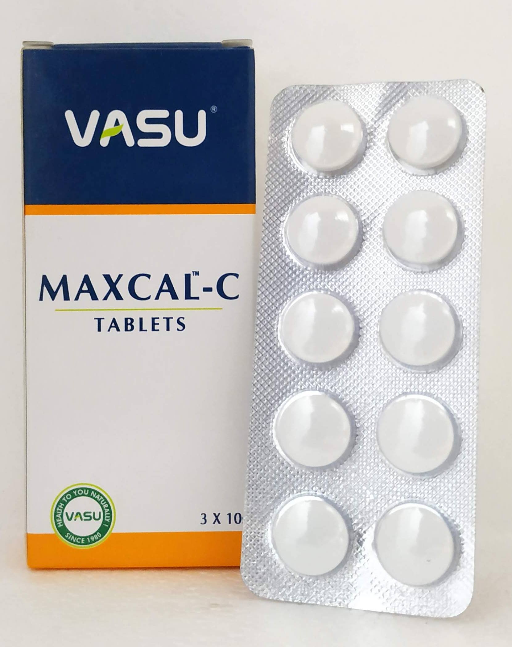 Maxcal-C Tablets - 10Tablets -  Vasu herbals - Medizzo.com