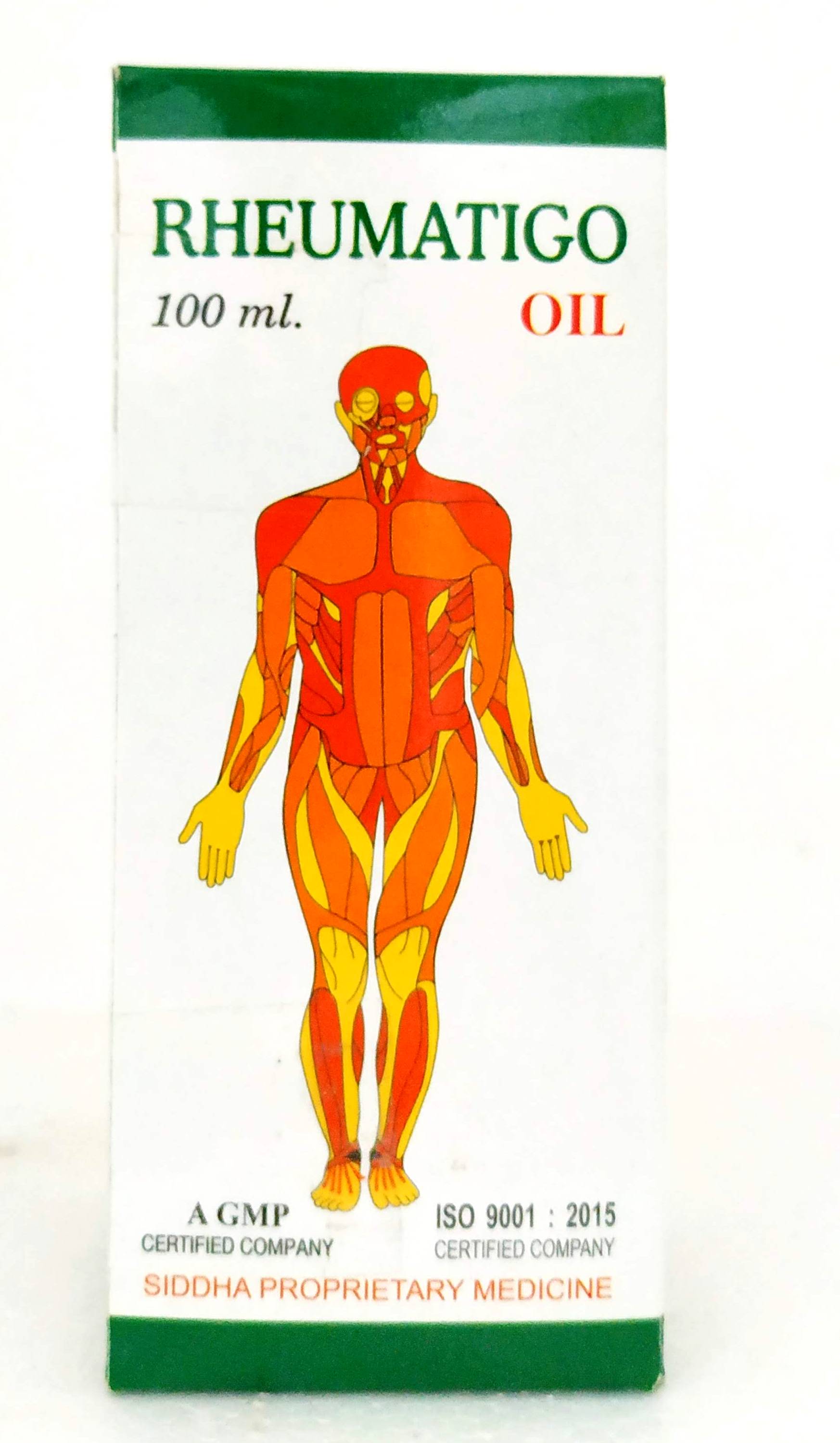 Rheumatigo oil 100ml -  Aravindh - Medizzo.com