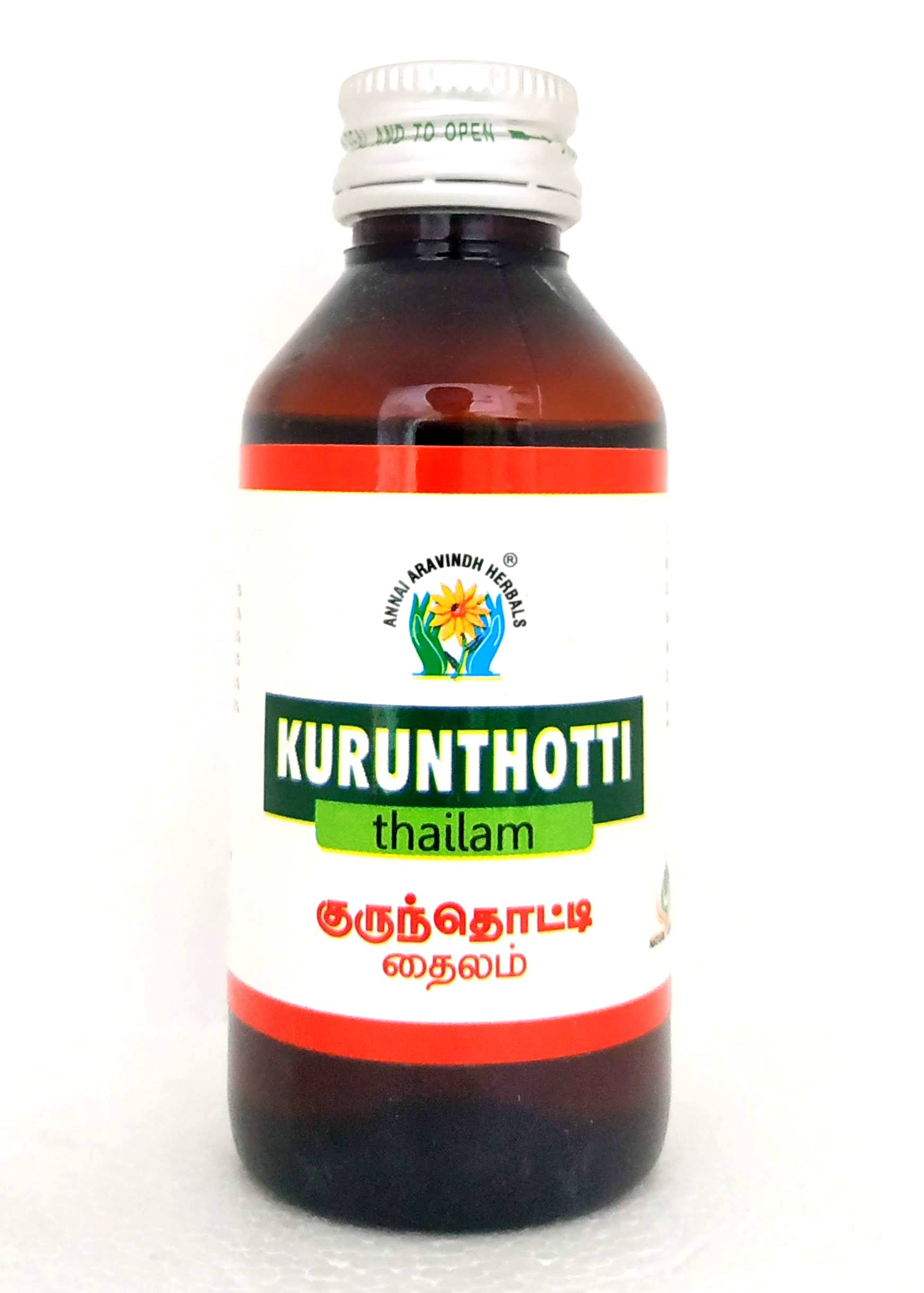Kurunthotti thailam 100ml -  Annai Aravindh - Medizzo.com