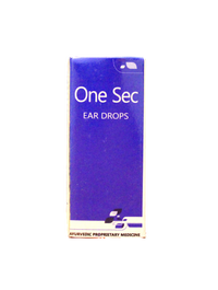 One Sec Ear drops 10ml -  Ayurchem - Medizzo.com