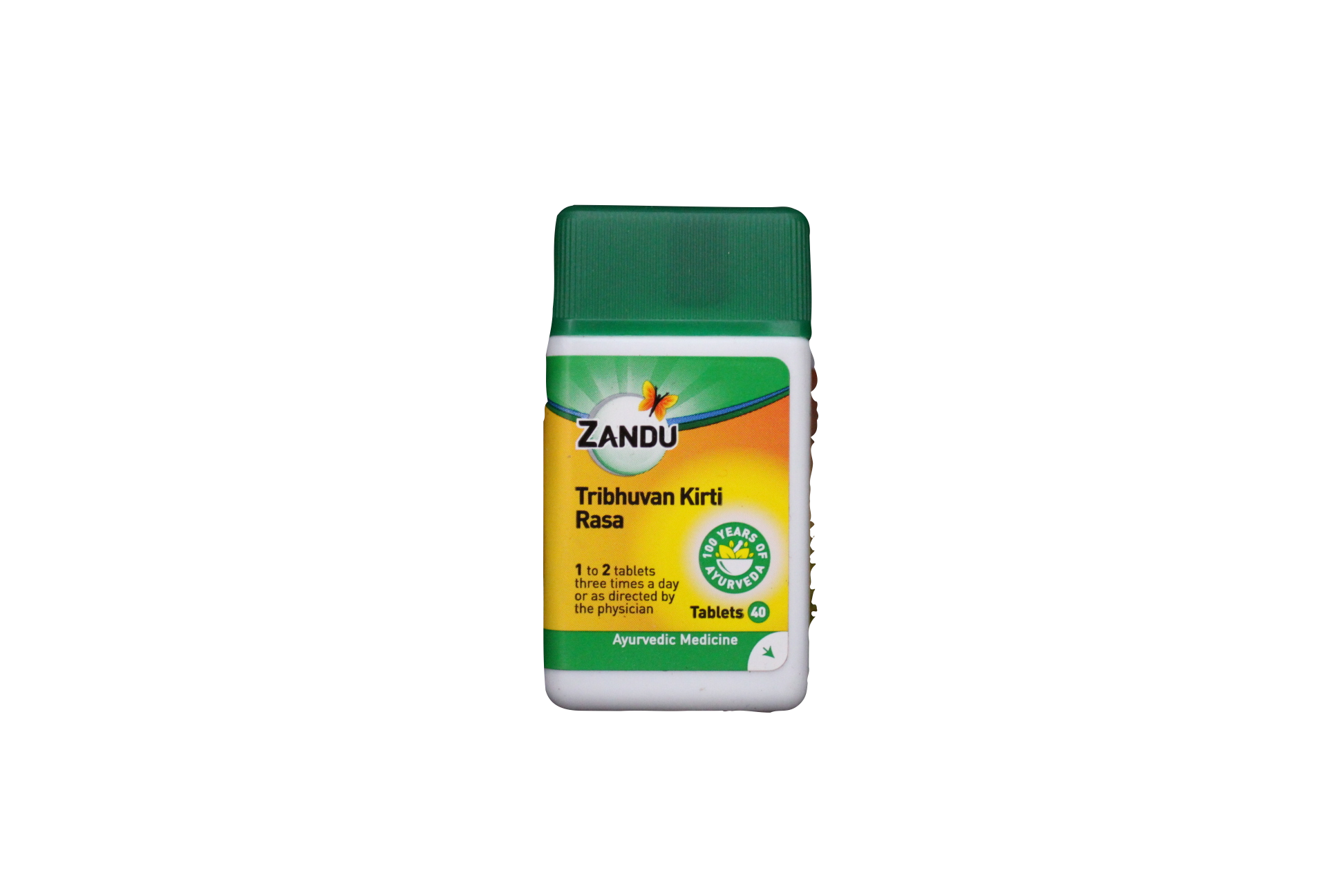 Zandu Tribhuvan kirit rasa - 40Tablets -  Zandu - Medizzo.com
