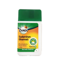Sudarshan ghan vati - 40Tablets -  Zandu - Medizzo.com